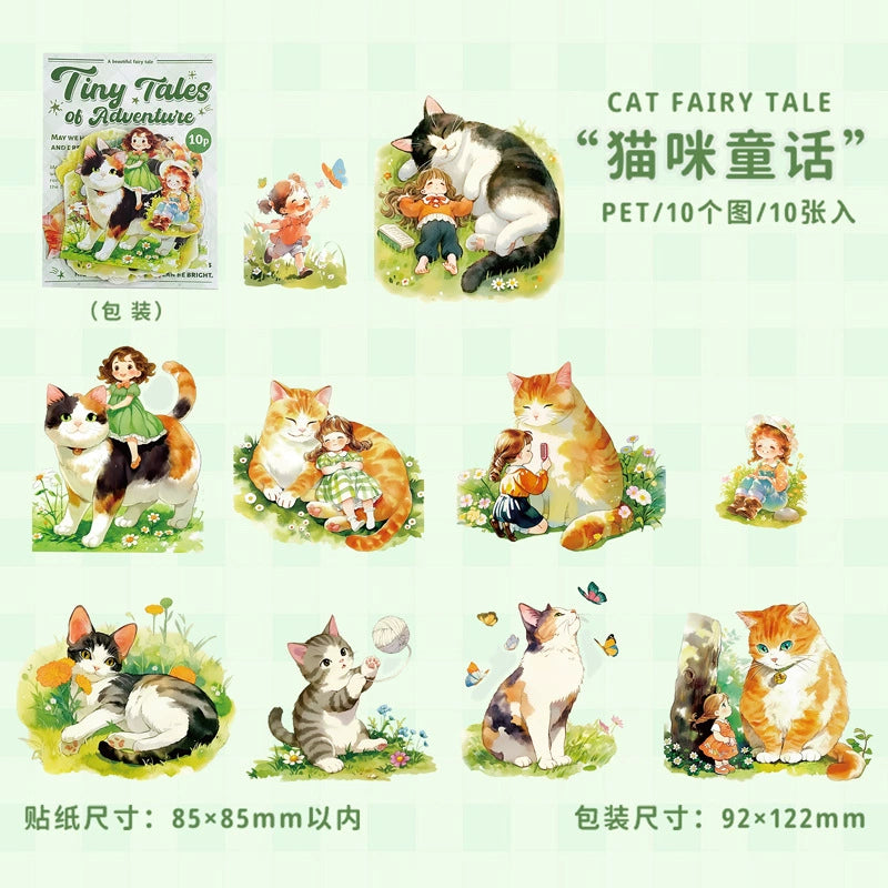 #20312 Girl with Pet Series Sticker