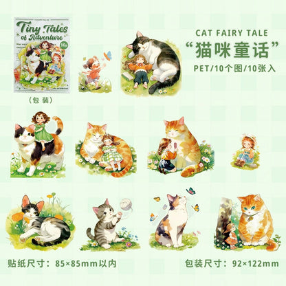 #20312 Girl with Pet Series Sticker