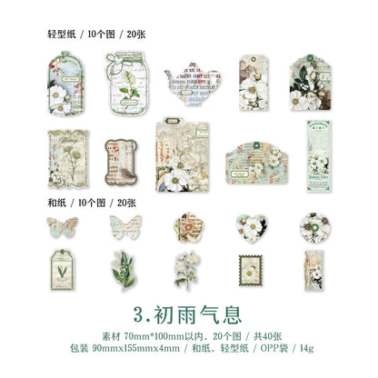 #20478 Romantic Tag Series Sticker
