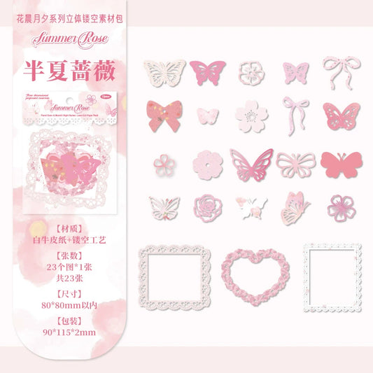 #20070 Lace Butterfly Series Sticker