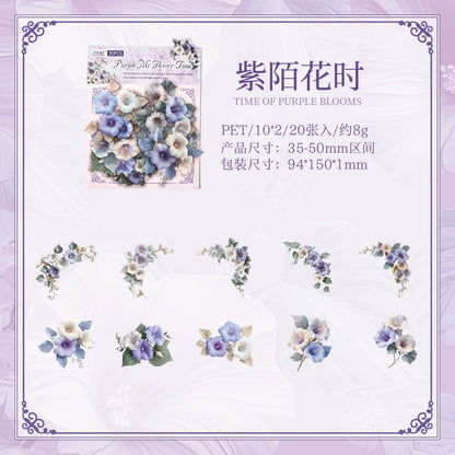 #20148 Vintage Flower Series Sticker
