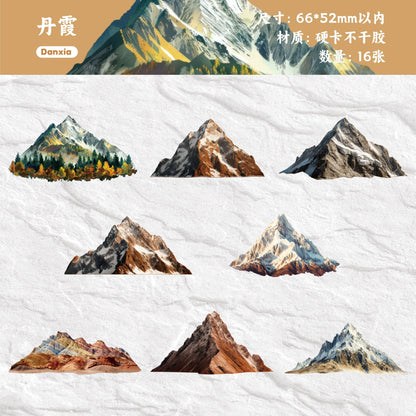A4#20485 Mountain Series Sticker