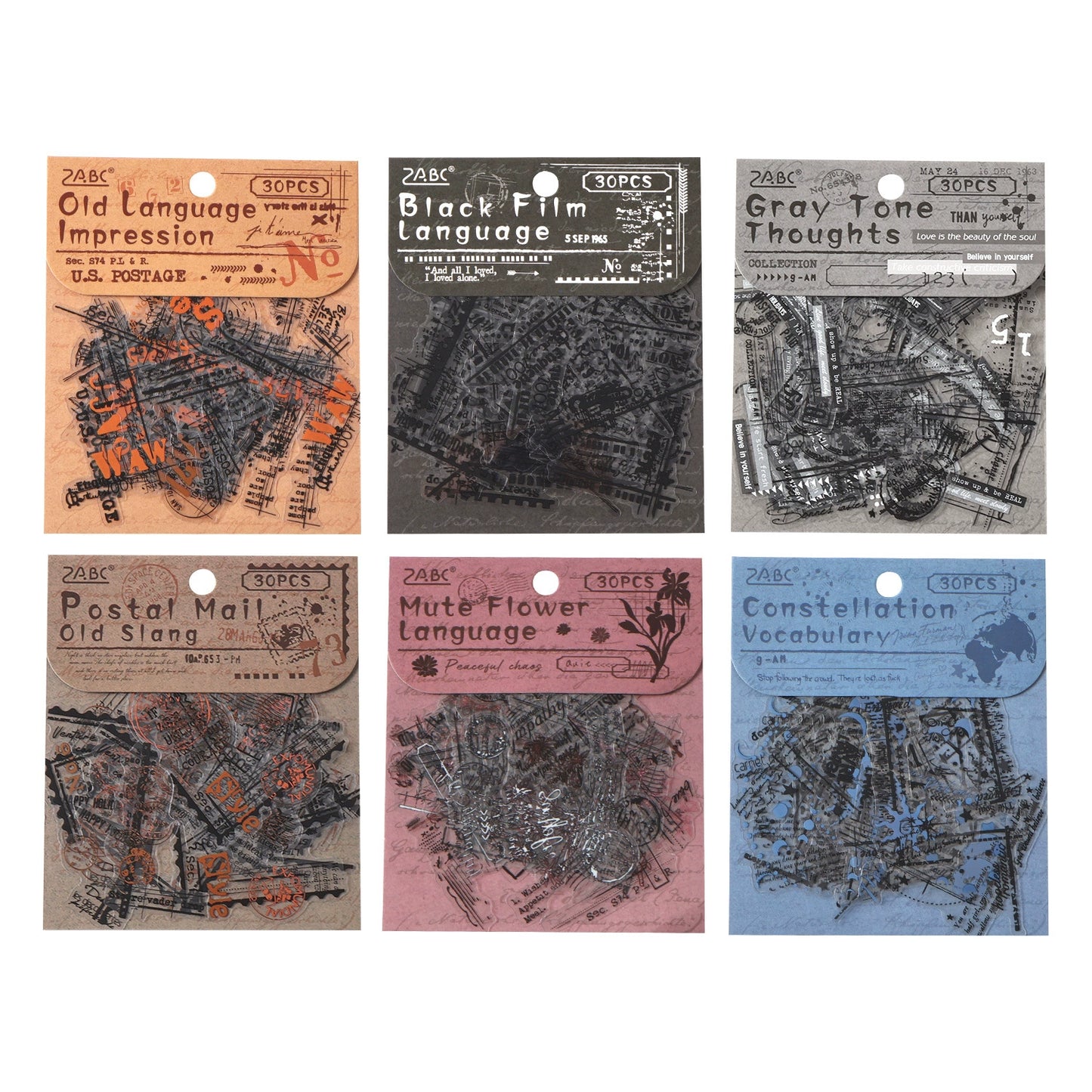 #20041 Word Imprint Series Sticker