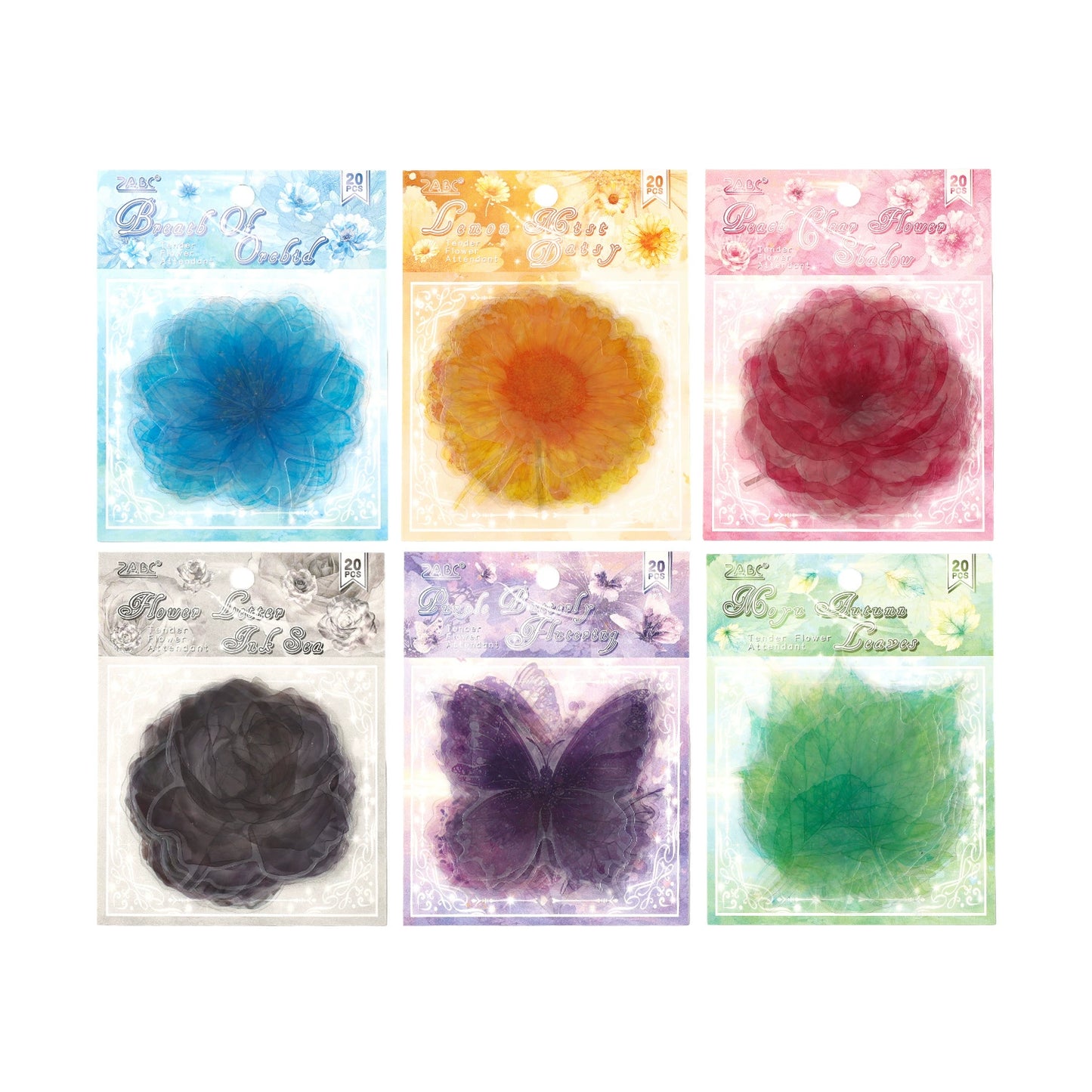 #20286 Watercolor Flower Series Sticker
