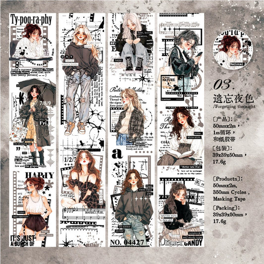 #03215 Girls Letter Series Tape