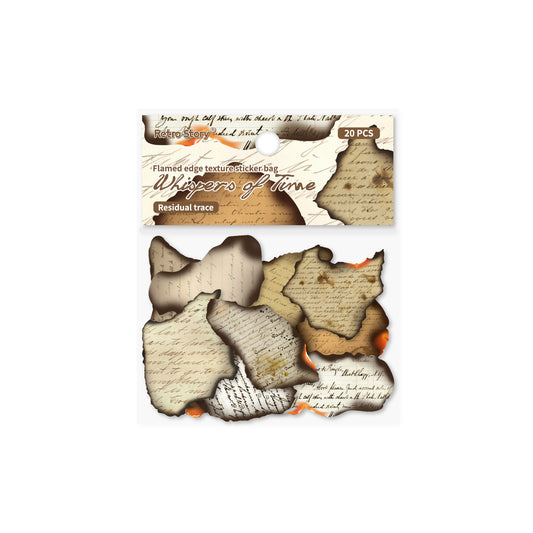 #20033 Burned Letter Series Sticker