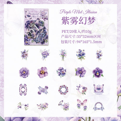 #20285 Flower and Butterfly Series Sticker