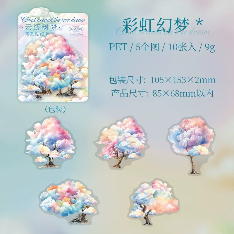 #20263 Cloud Tree Series Sticker