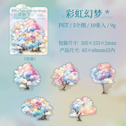 #20263 Cloud Tree Series Sticker
