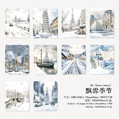#20475 Sound of Snow Falling Series Sticker