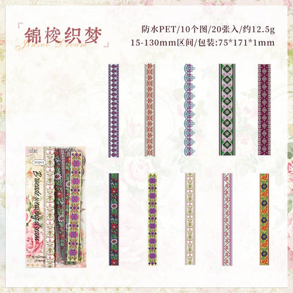 #20403 Flower Strip Series Sticker