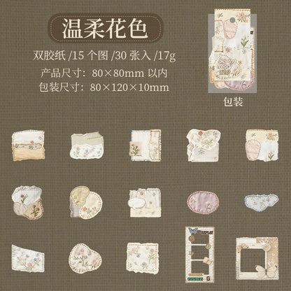 J2#20233 Sewing Diary Series Sticker