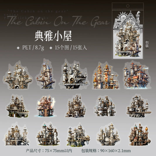 #20124 House on Gear Series Sticker