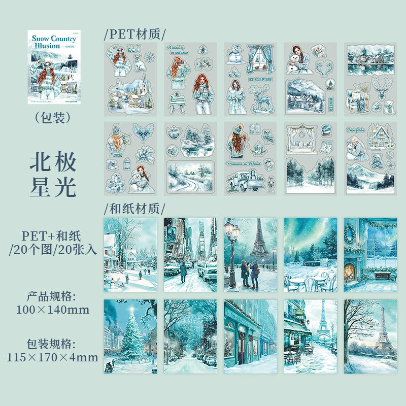 #20194 Snow City Series Sticker Book