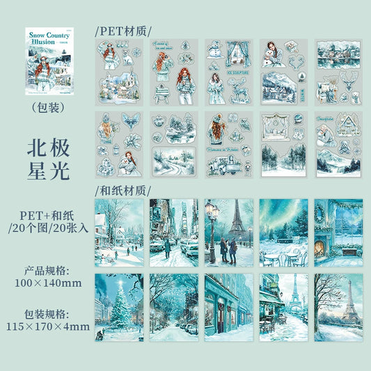 #20194 Snow City Series Sticker Book