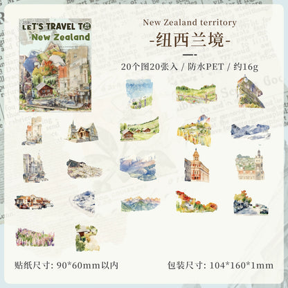 #20568 Let's Travel Series Sticker