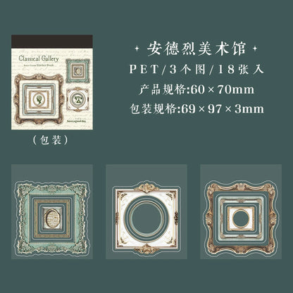 #20542 Classical Gallery Series Sticker Book