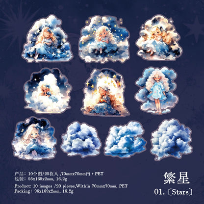 #20209 Good Night Girl Series Sticker