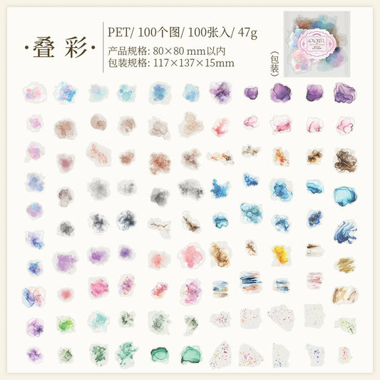 #02991 Colorful Imprint Series Sticker
