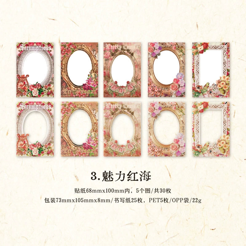 #20449 Vintage Frame Series Sticker