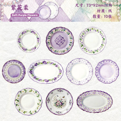 #20095 Clay Plate Series Sticker