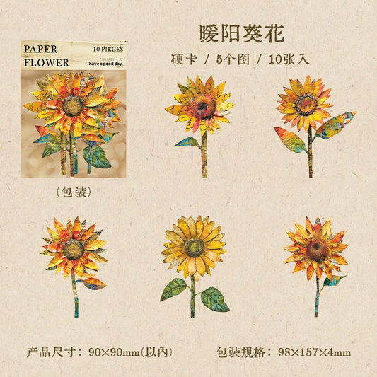 #02934 Paper Flower Series Sticker