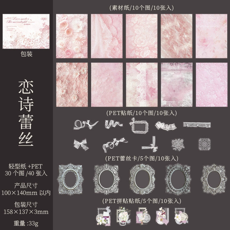 D2#20738 PET Sticker Lace