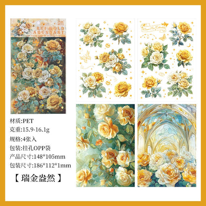 A1#20396 Shiny Rose Series Sticker