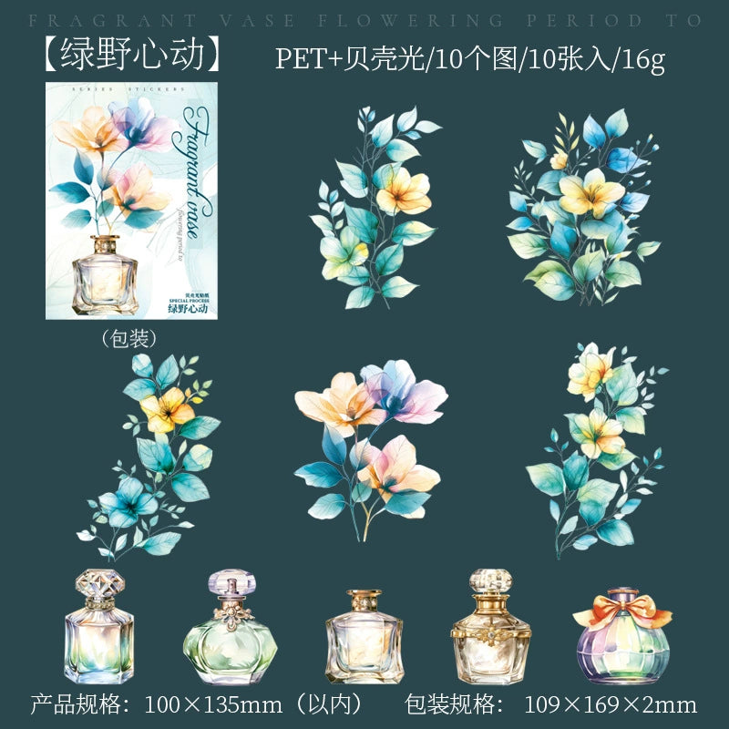 #20273 Fragrant Vase Series Sticker