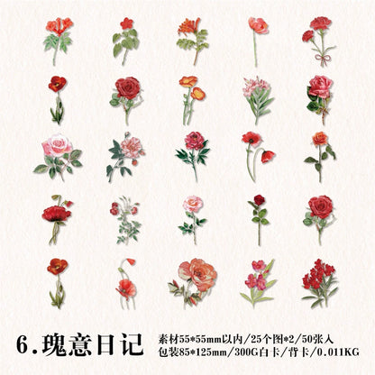 #20012 Flower and Plant Series Sticker