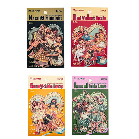 #20377 Vintage Beauty Series Sticker