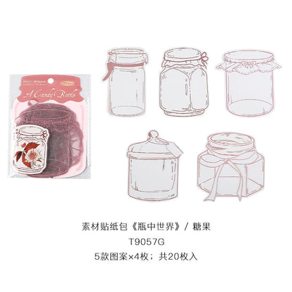 #20169 Bottle Series Sticker