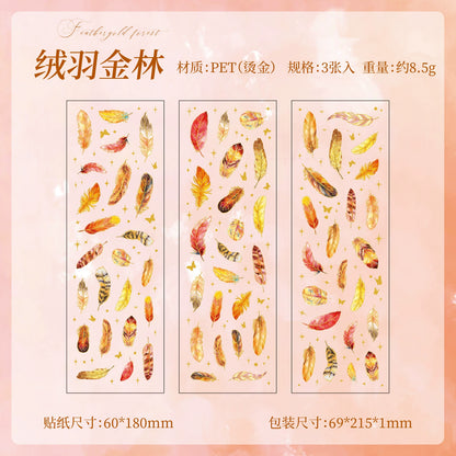 #20059 Feather Series Sticker