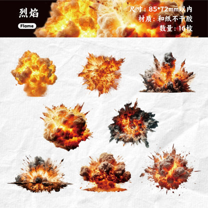 #20448 Explosion Moment Series Sticker