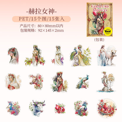 #02938 European Goddesses Series Sticker