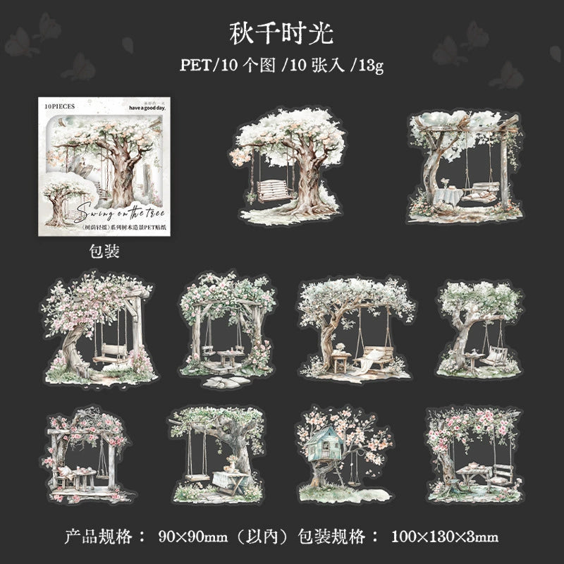 D1#20602 Swing of the Tree Series Sticker