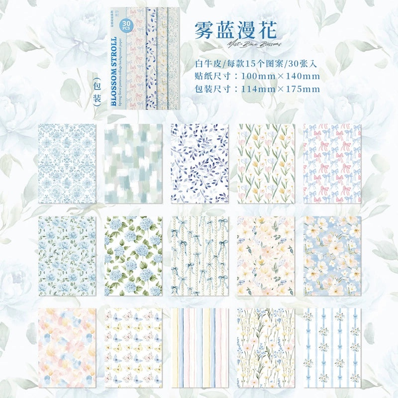 A5#20582 Blossom Stroll Series Paper