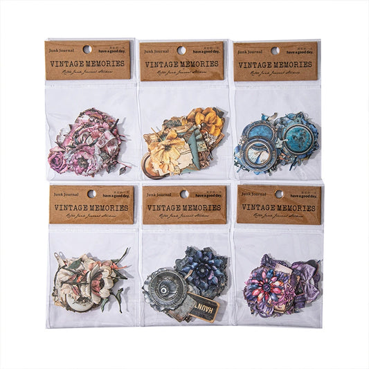 #02986 Vintage Flower Mixed Series Sticker