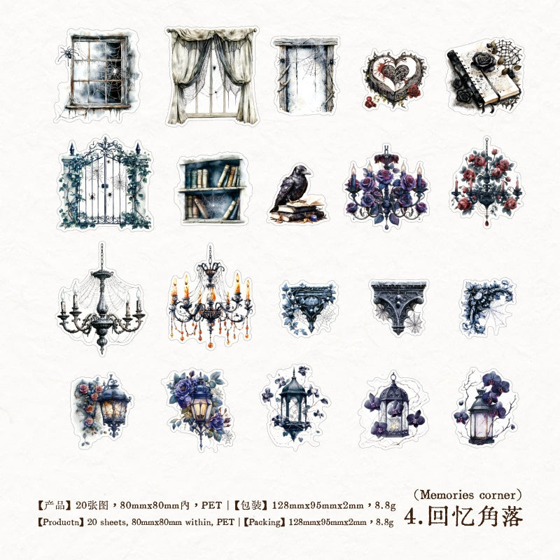 #20212 Vintage Gothic Collection Series Sticker