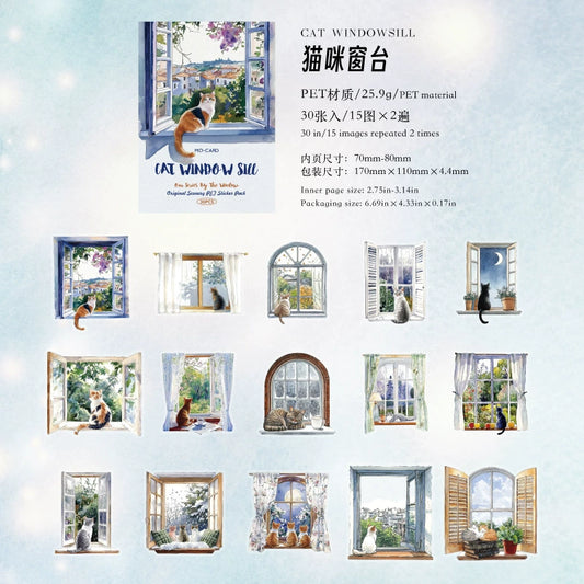 #02902 Window Scenery  Series Sticker