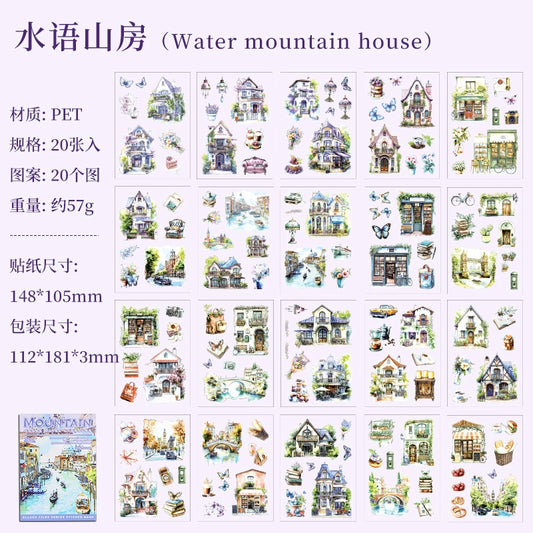 #20430 Four Season Scenery Series Sticker Book