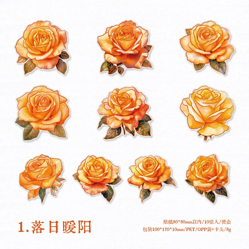 #20241 Rose Series Sticker