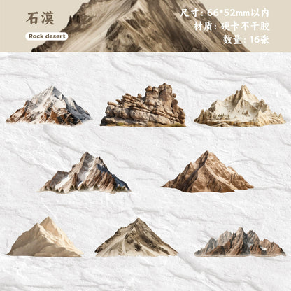 A4#20485 Mountain Series Sticker
