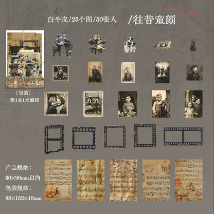 #20230 Retro Series Sticker/Paper Pack