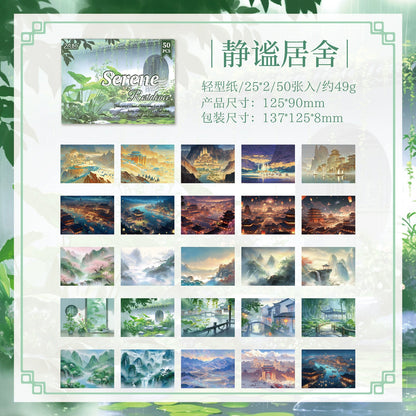 #20096 Acient Villa Series Sticker Book