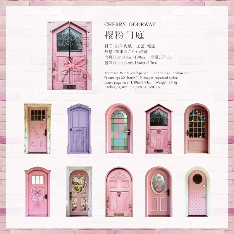 #20528 Wooden Door Series Sticker