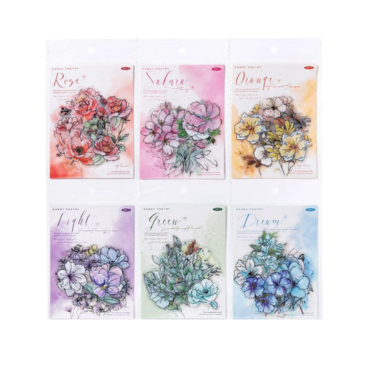 #02893 Flower Series Sticker