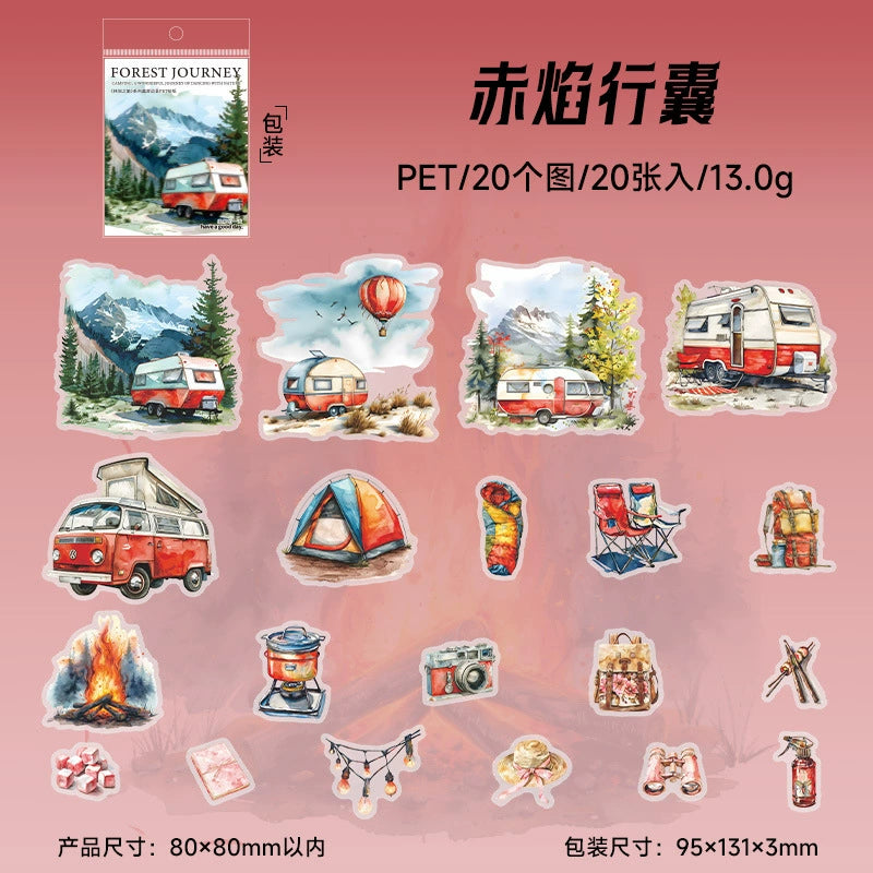 #20098 Forest Jounery Series Sticker