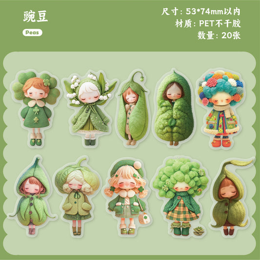 #20246 Cute Doll Series Sticker