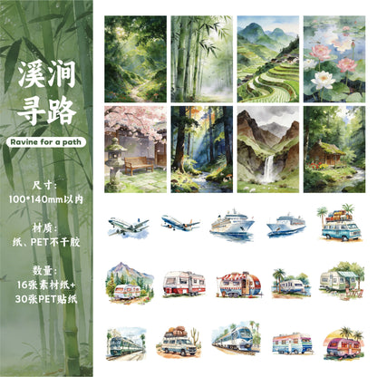 #20603 Wild Mountain Companion Series Sticker/Paper